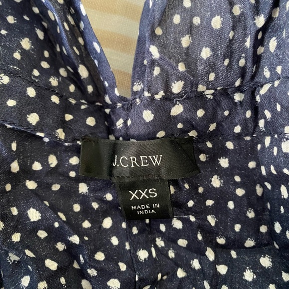 J. Crew Side-Tie Beach Dress in Dot - Picture 5 of 7